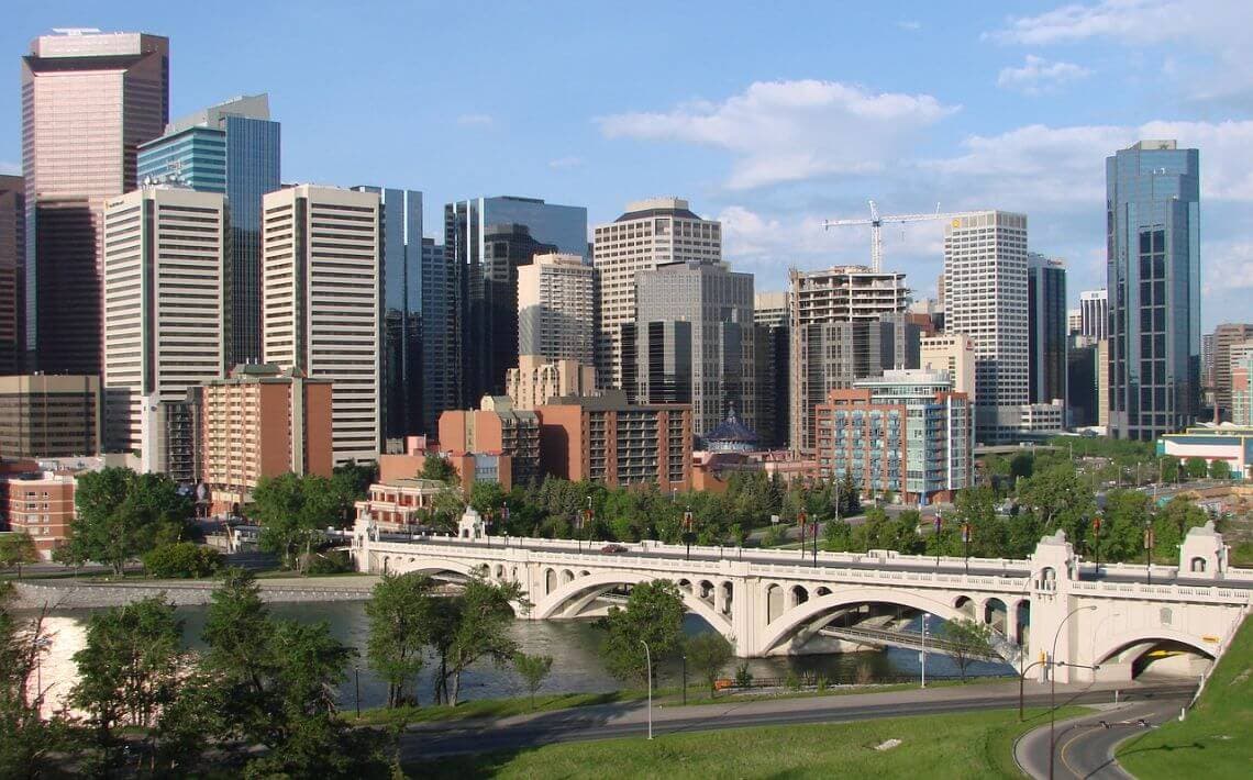 Calgary Airport to The Bow Building