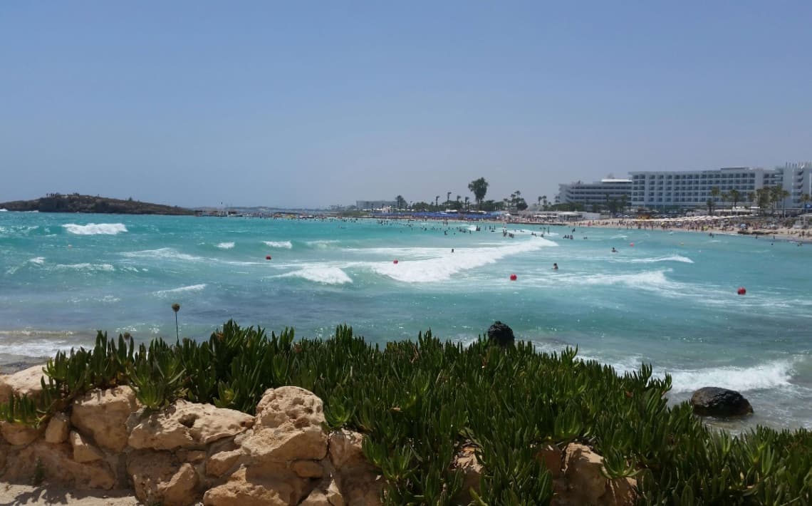 Larnaca Airport to Nissi Beach