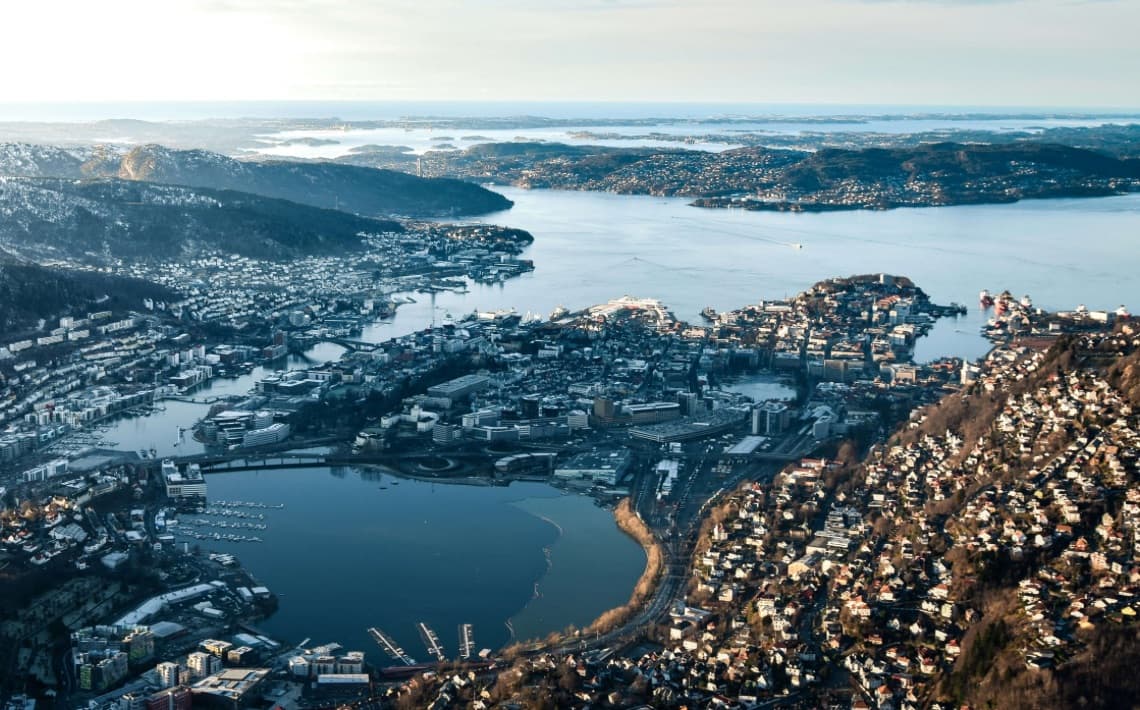 Comment se rendre de l'aéroport de Bergen au port de croisière