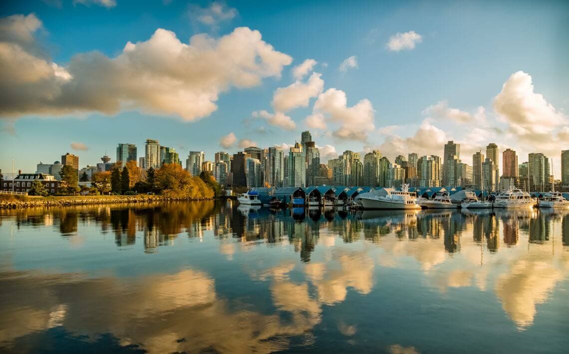 Aéroport De Vancouver Au Port De Croisière