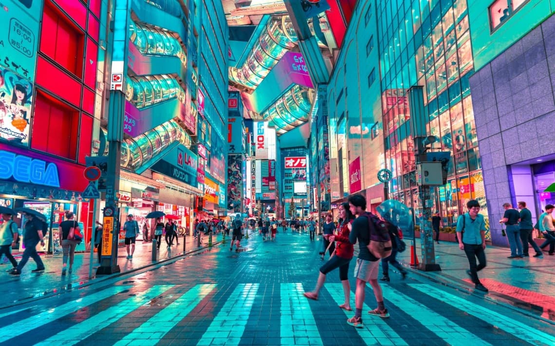 Tokio Narita Flughafen nach Shinjuku